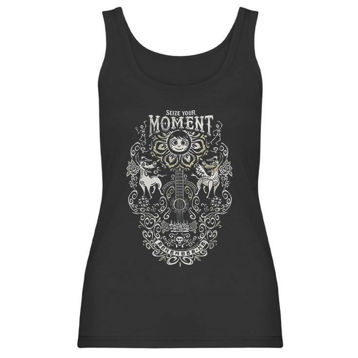 Coco Seize Your Moment Guitar Line Art Women Tank Top