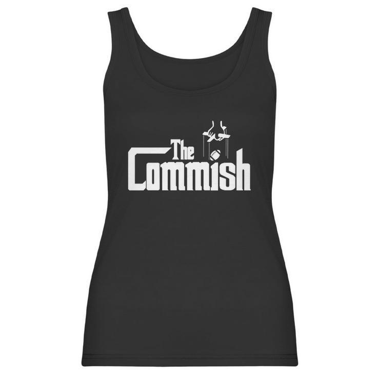 The Commish T-Shirt Fantasy Football Commissioner Tee Women Tank Top