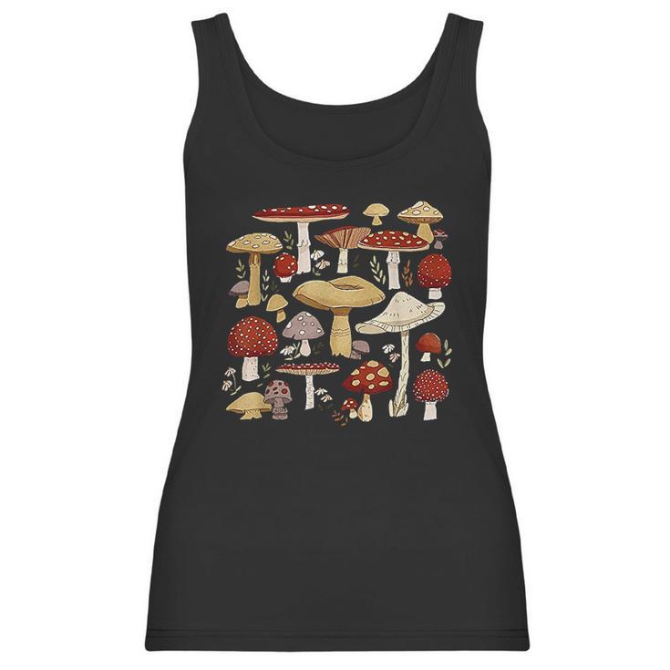 Cottagecore Aesthetic Goblincore Mycology Shrooms Mushroom Women Tank Top