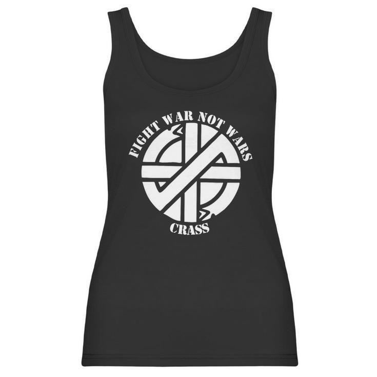 Crass Fight War Not Wars Anarcho Punk Rock Womens Hoodie Women Tank Top