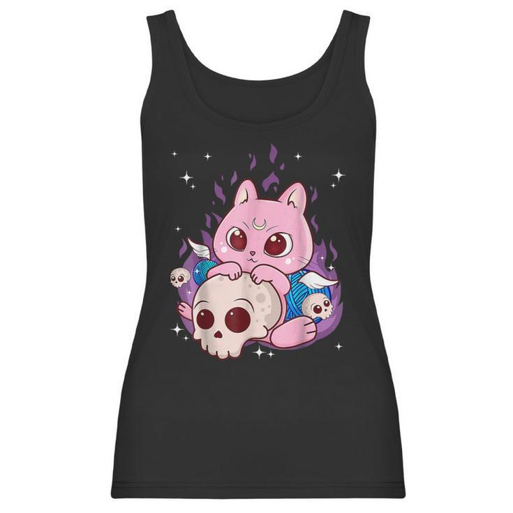 Cute Anime Kawaii Cat Aesthetic Kawaii Pastel Goth Halloween Men Women T-Shirt Graphic Print Casual Unisex Tee Women Tank Top