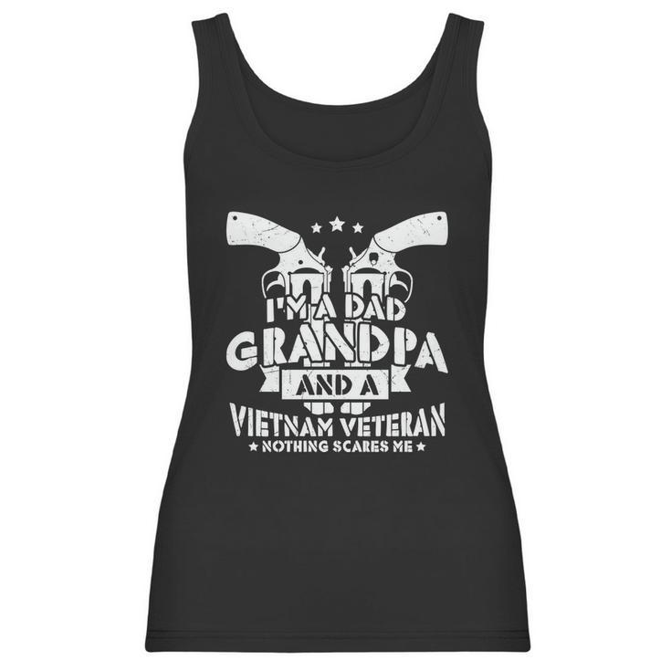 Im A Dad Grandpa And Vietnam War Veteran Retired Soldier Veteran Day Graphic Design Printed Casual Daily Basic Women Tank Top