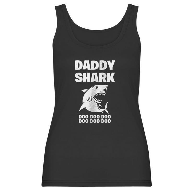 Daddy Shark Cute Best Christmas Gifts For Dad Women Tank Top