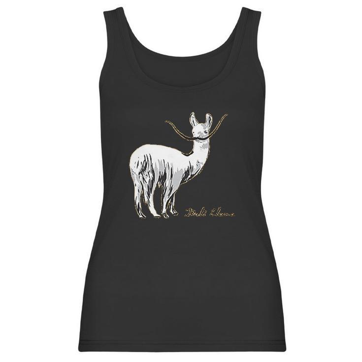 Dali Llama Unisex  For The Pun Lover Women Tank Top