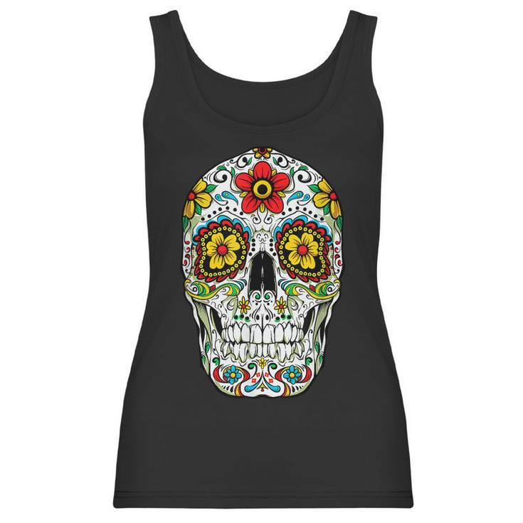 Day Of The Dead Sugar Skull Funny Cinco De Mayo Men Women Men Women T-Shirt Graphic Print Casual Unisex Tee Women Tank Top