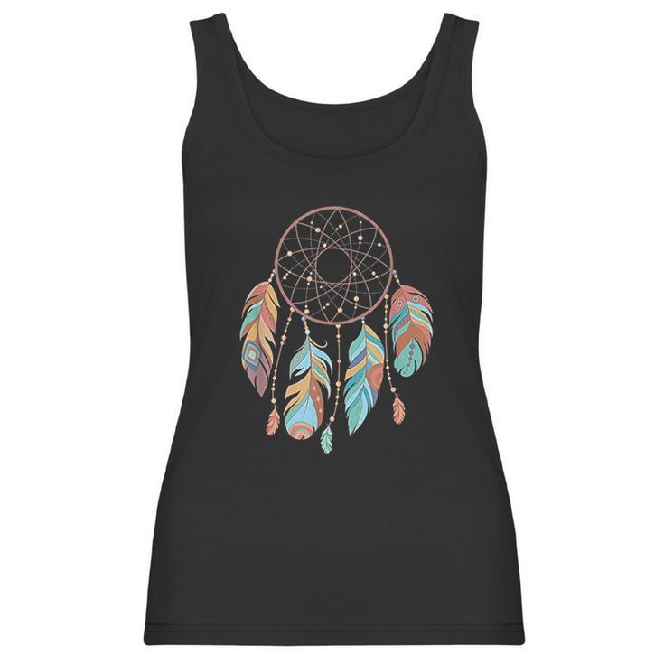 Dream Catcher Native American Feathers Boho Dreamcatcher Women Tank Top