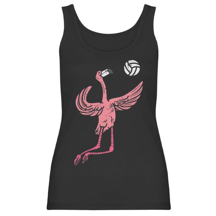 Flamingo Volleyball Spike Serve Player Spiker Women Men Women Tank Top