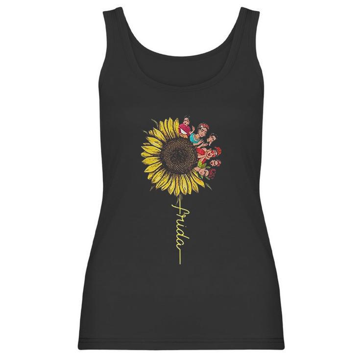 Frida Kahlo Sunflower Women Tank Top