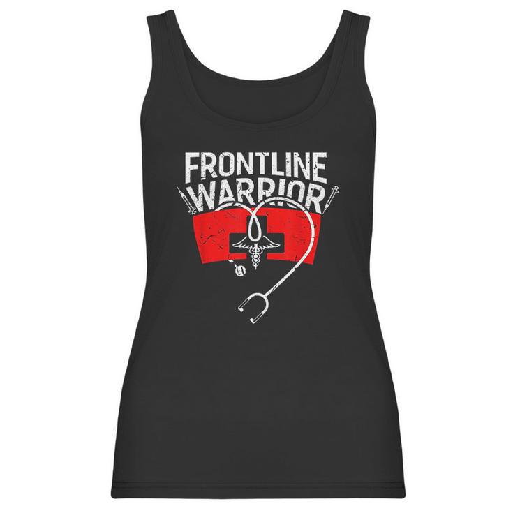 Frontline Warrior Cna Nurse Doctor Healthcare Worker Women Tank Top