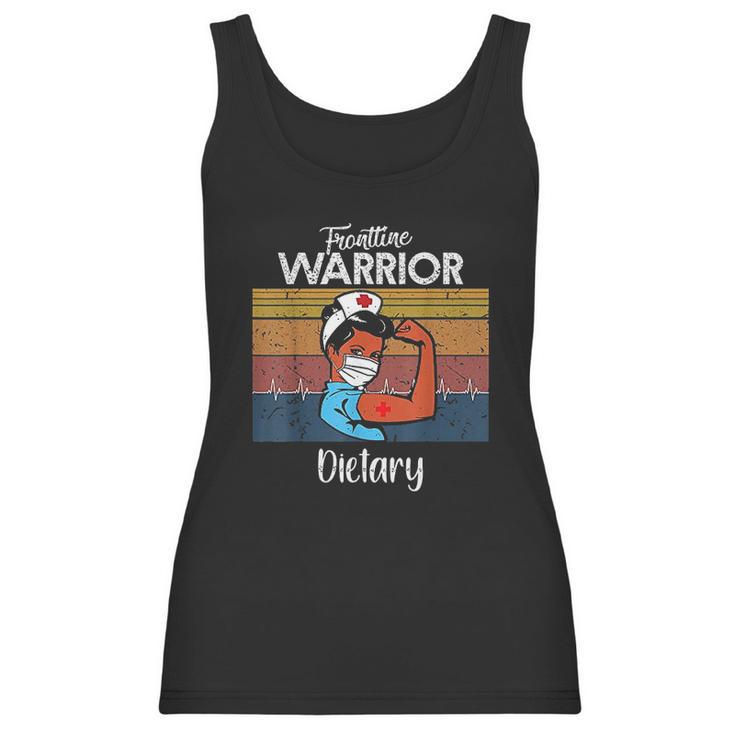 Frontline Warrior Dietary Vintage Women Strong Women Tank Top