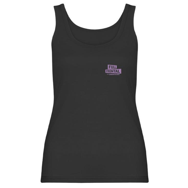 Full Frontal With Samantha Bee Small Purple Logo Women Tank Top