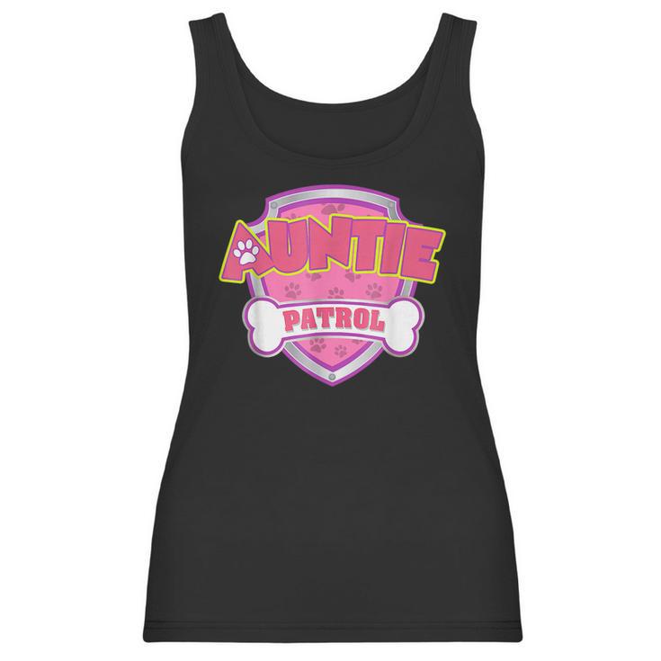 Funny Auntie Patrol - Dog Mom Dad For Men Women Women Tank Top