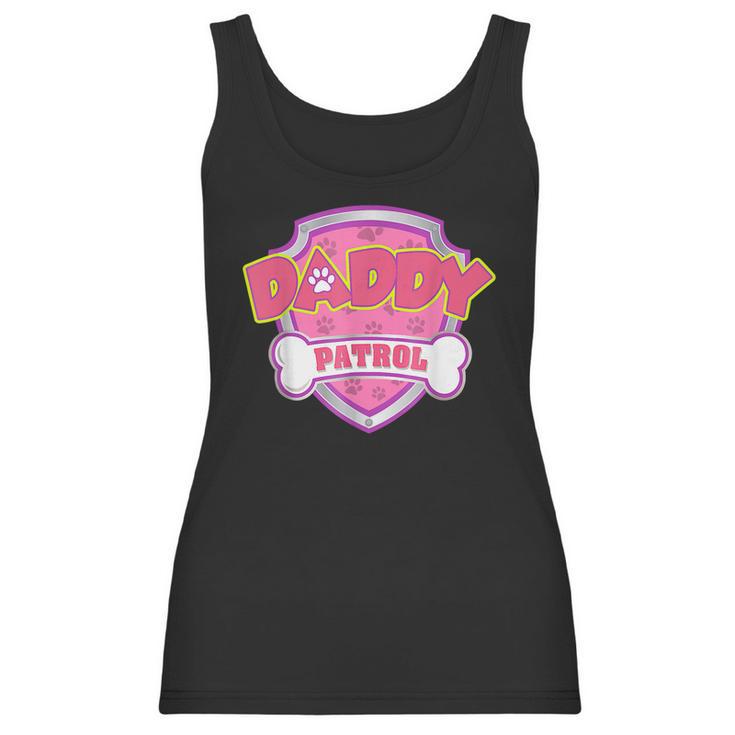 Funny Daddy Patrol - Dog Mom Dad For Men Women Women Tank Top