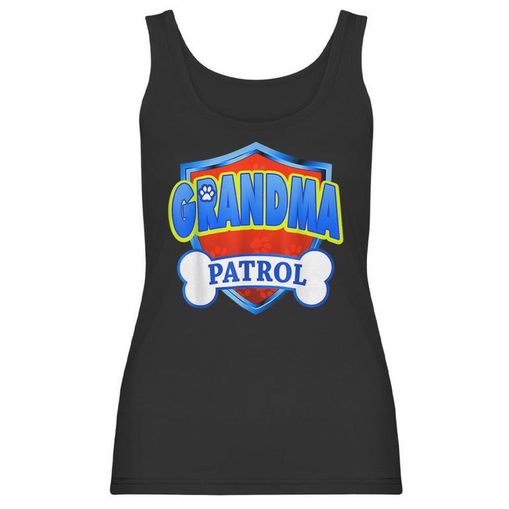 Funny Grandma Patrol - Dog Mom Dad For Men Women Women Tank Top