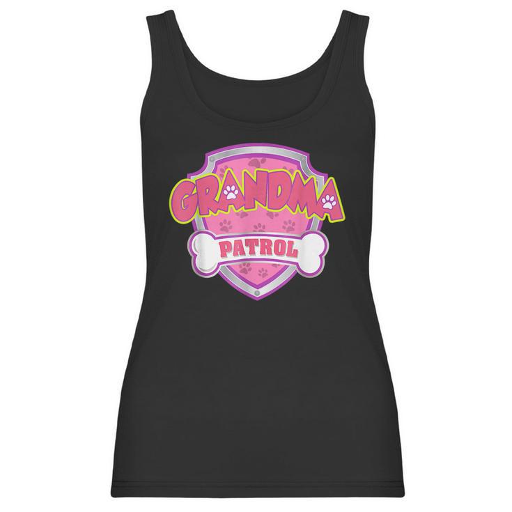 Funny Grandma Patrol - Dog Mom Dad For Men Women Women Tank Top