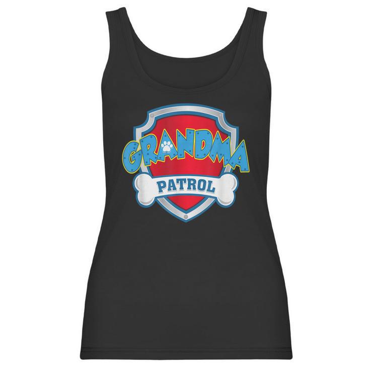 Funny Grandma Patrol - Dog Mom Dad For Men Women Women Tank Top