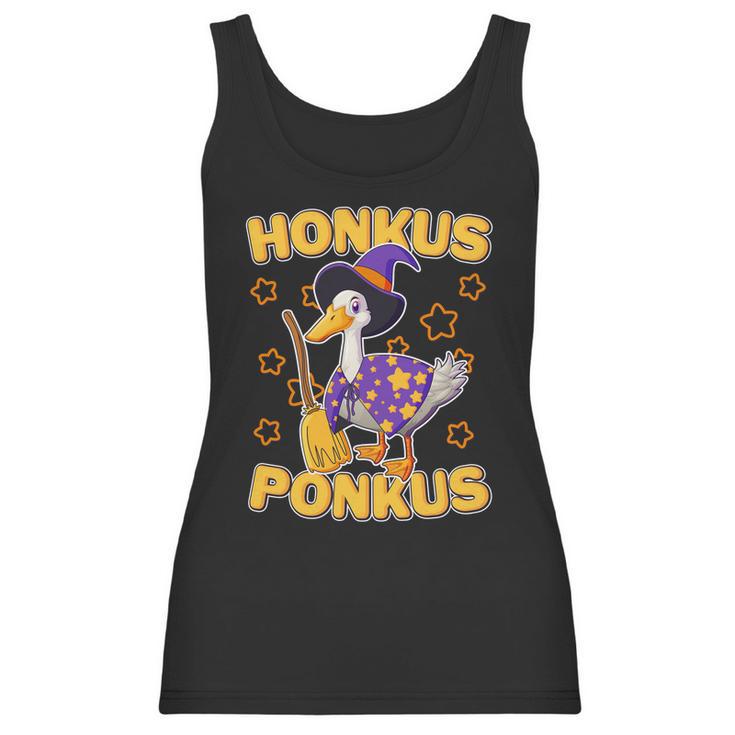 Funny Halloween Honkus Ponkus Duck Women Tank Top