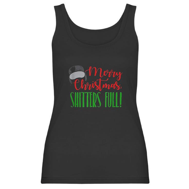 Funny Merry Christmas Quote Shitters Full Women Tank Top