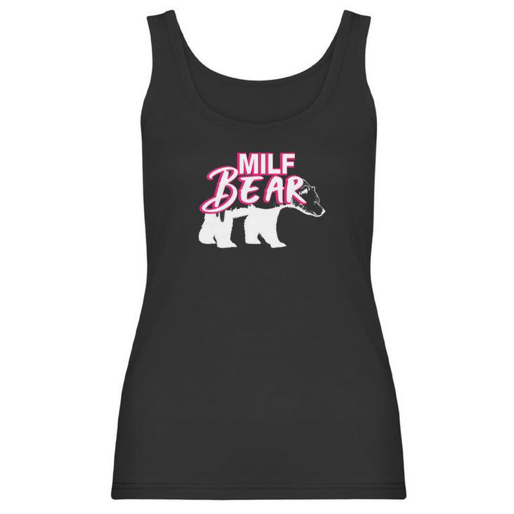 Funny Womens Milf Bear Women Tank Top