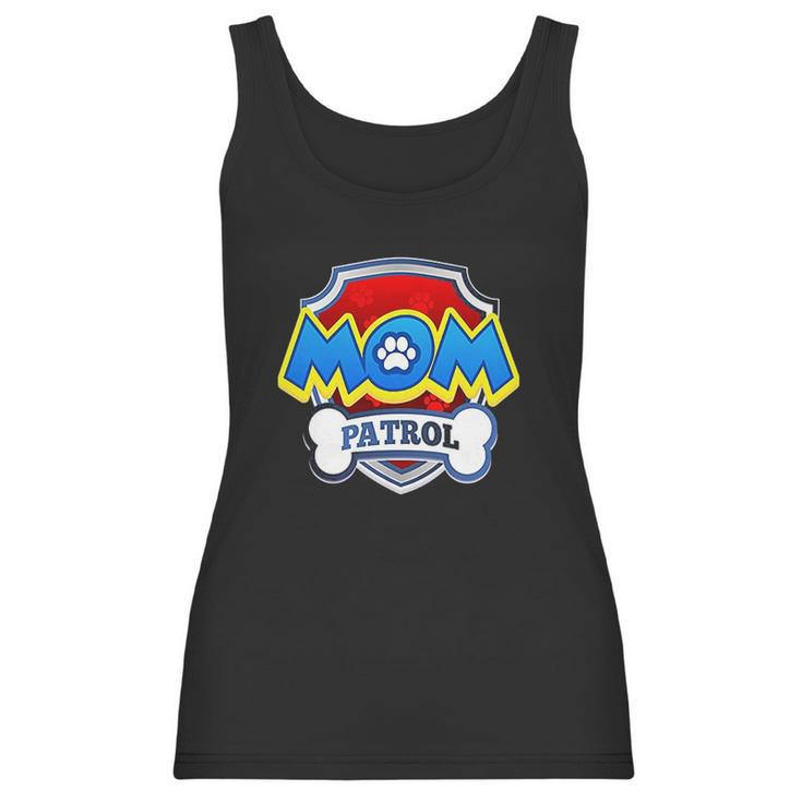 Funny Mom Patrol Women Tank Top