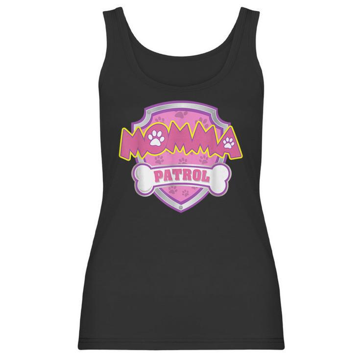 Funny Momma Patrol - Dog Mom Dad For Men Women Women Tank Top