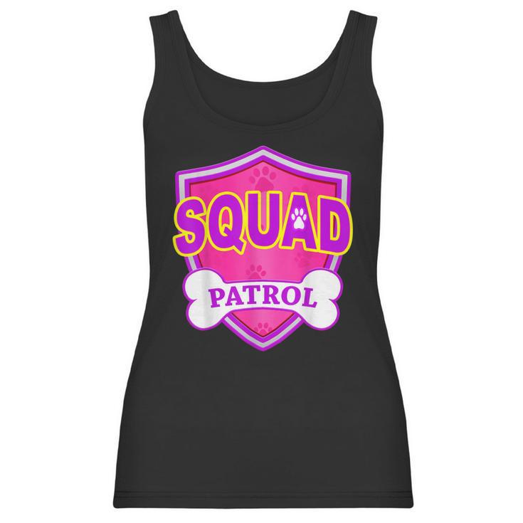 Funny Squad Patrol - Dog Mom Dad For Men Women Women Tank Top