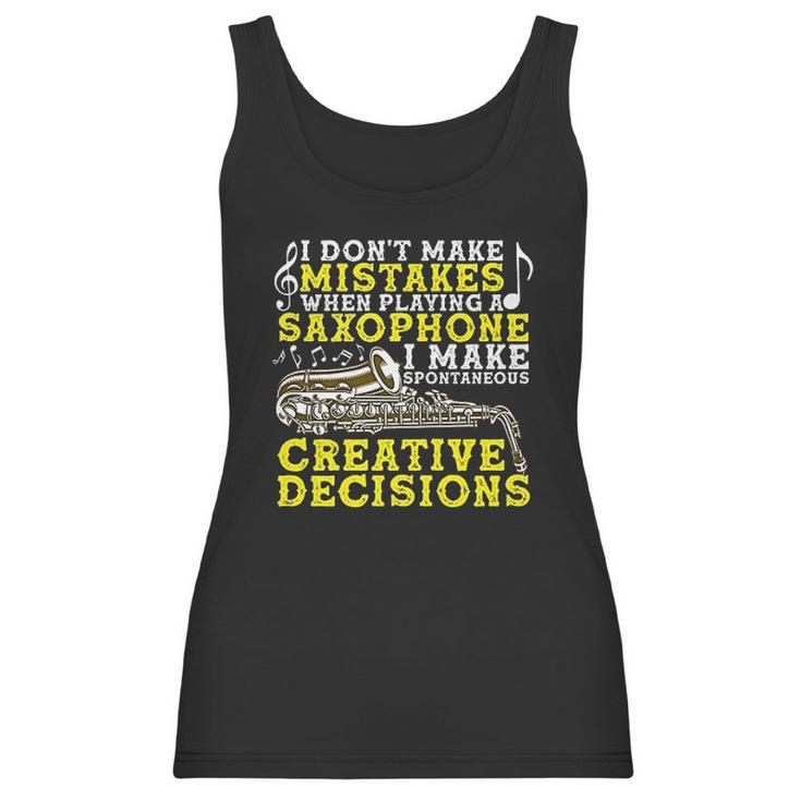 Funny Tenor Saxophone Gift Men Women Boys Girls Sax Players Women Tank Top