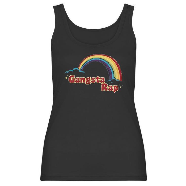 Gangsta Rap Retro Rainbow Women Tank Top