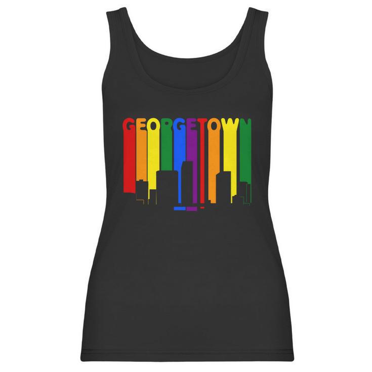 Georgetown Capital Country Lgbt Pride Rainbow Women Tank Top