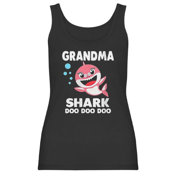 Grandma Shark Funny Mothers Day Gift Women Tank Top