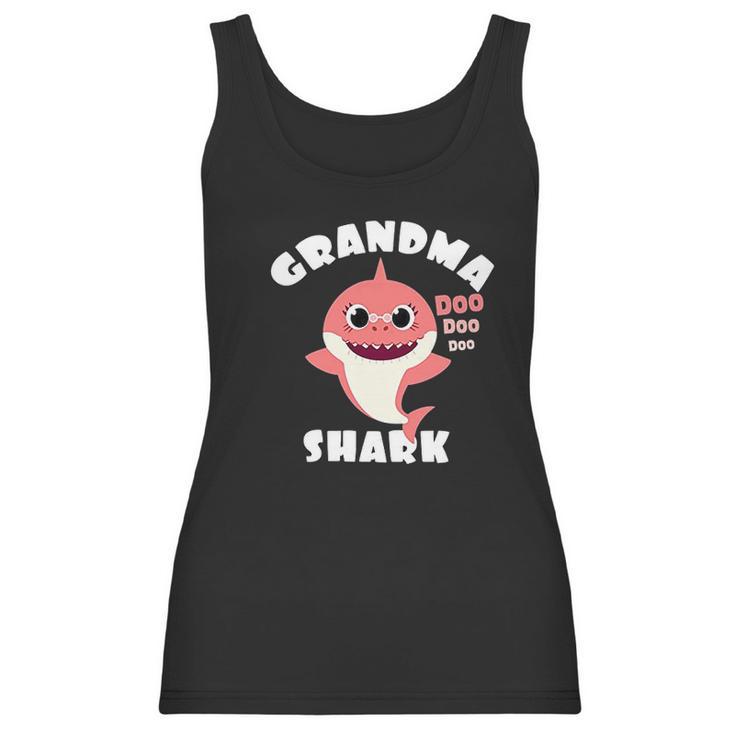 Grandma Shark Gift Shark Baby Cute Design Family Set Women Tank Top