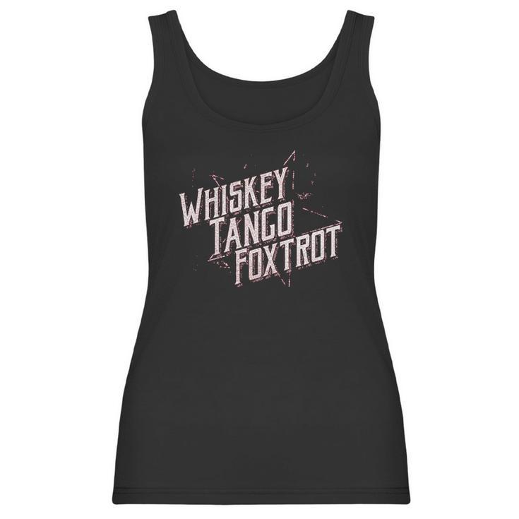 Grunt Style Whiskey Tango Foxtrot Cardinal Women Tank Top