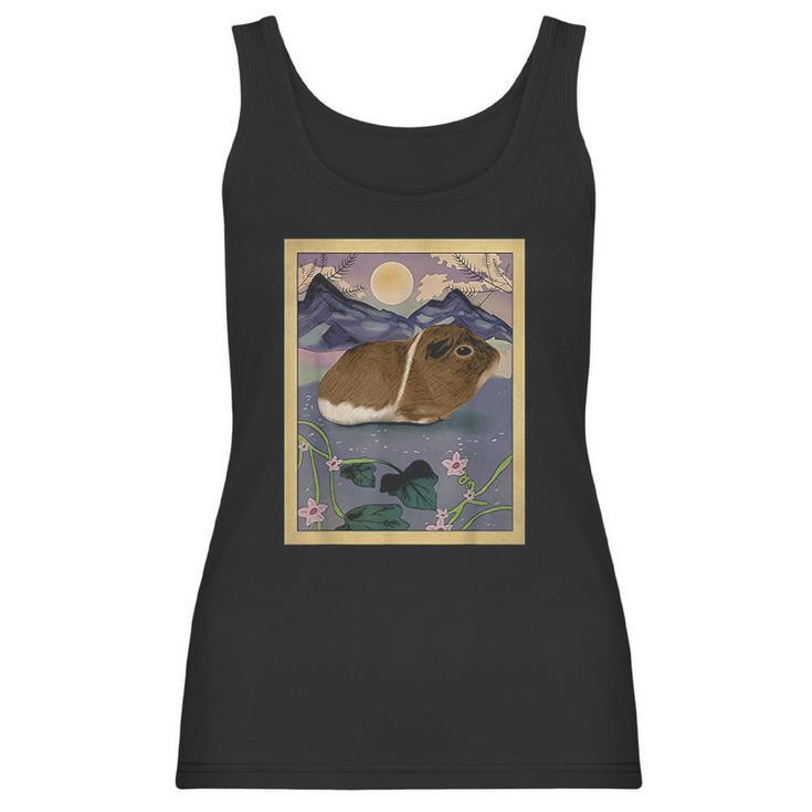 Guinea Pig Art Moonlight Clothes Outfit Gift Women Men Kids Women Tank Top