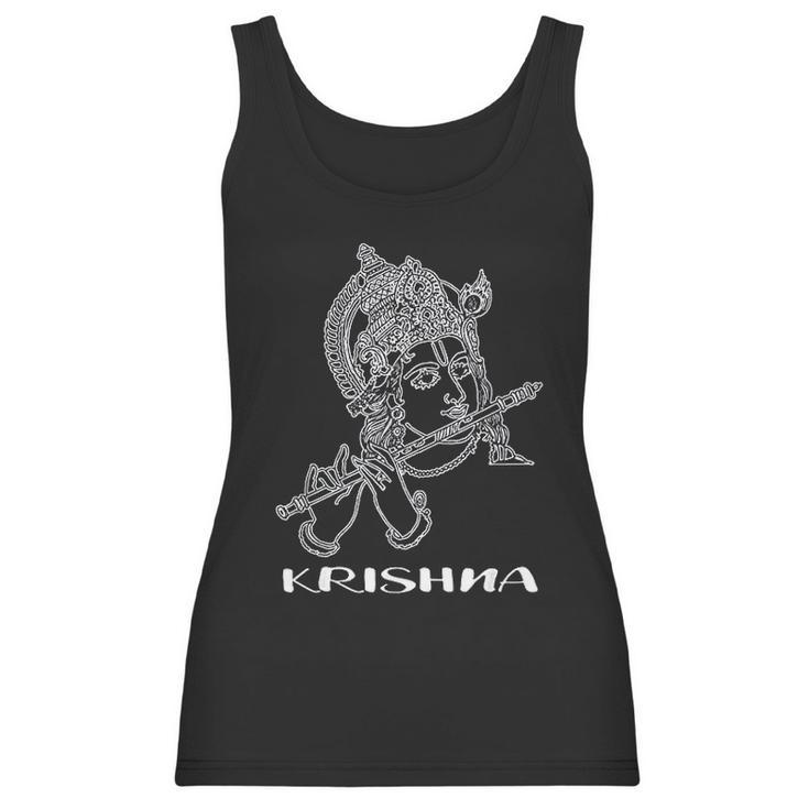 Hinduism Lord Krishna Hindu God Believe Religion Women Tank Top