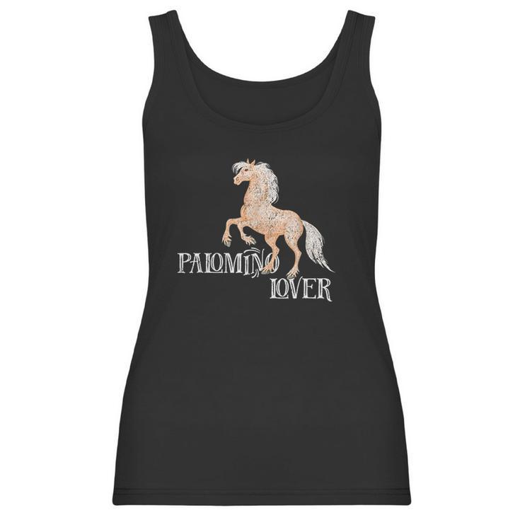 Horse Gift For Girls And Women Palomino Lover Women Tank Top