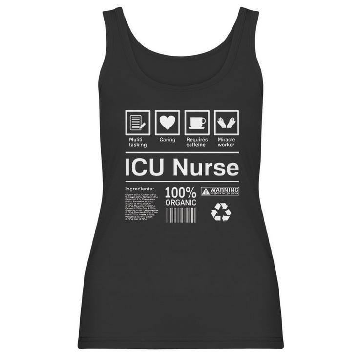 Intensive Care Unit Icu Nurse Funny Nursing Gifts Women Tank Top