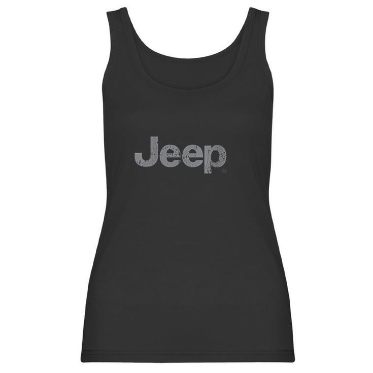 Womens Jeep Iconic Distressed Women Tank Top