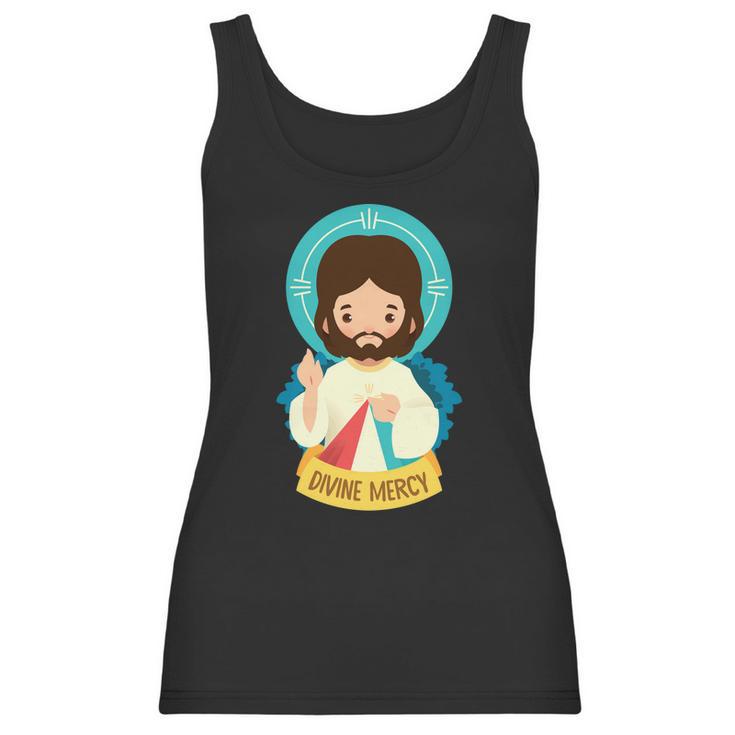 Jesus Divine Mercy Cute Women Tank Top