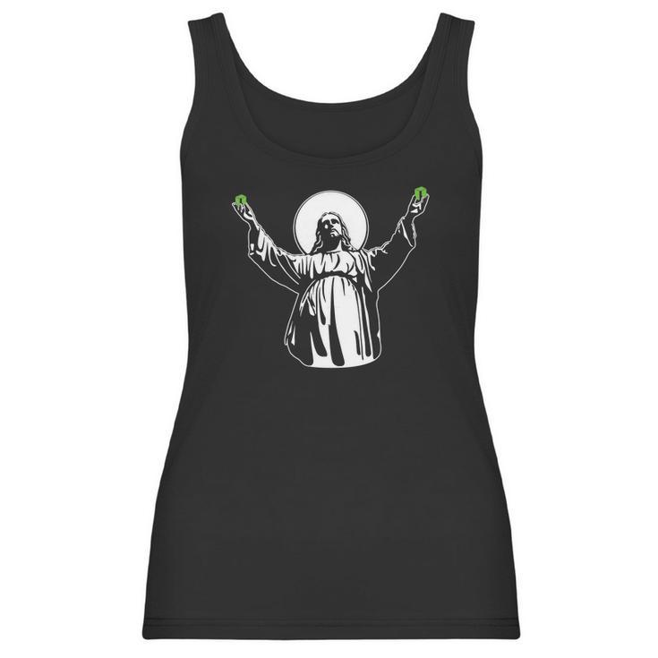 Jesus Neo Cryptocurrency Hodl Digital Blockchain Btc Women Tank Top