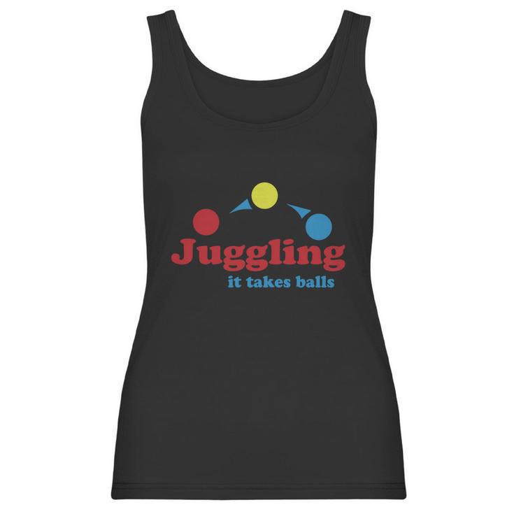 Juggling Takes Balls Womens Tshirt By American Apparel Women Tank Top