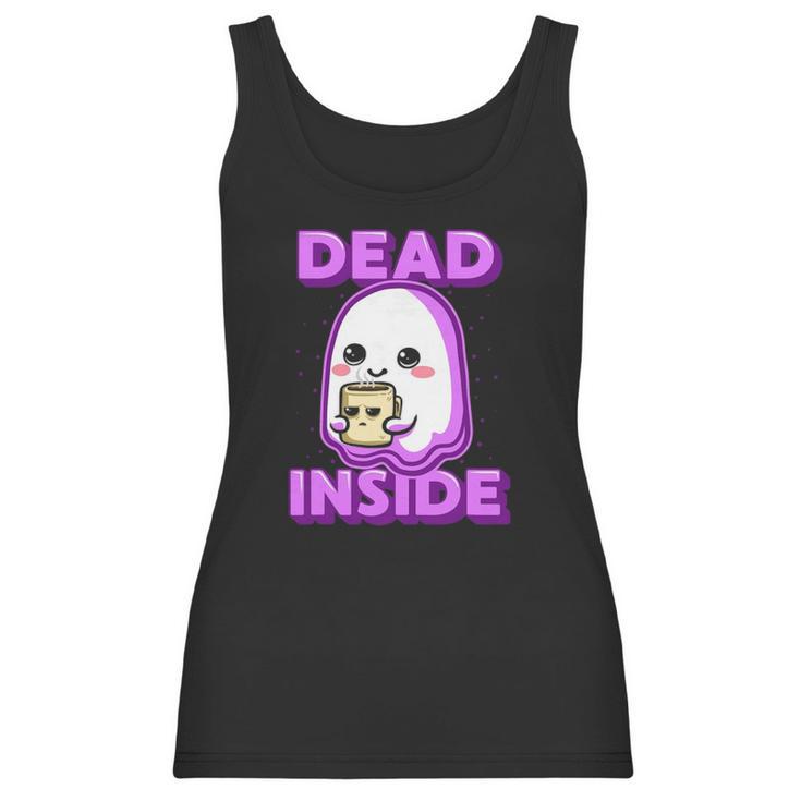 Kawaii Pastel Goth Dead Inside Coffee Lover Otaku Women Tank Top