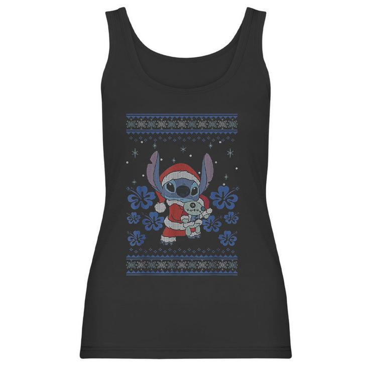 Lilo And Stitch Christmas Stitch Style Women Tank Top