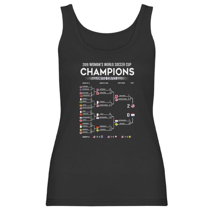 List 2019 Women’S World Soccer Cup Champions United States Women Tank Top