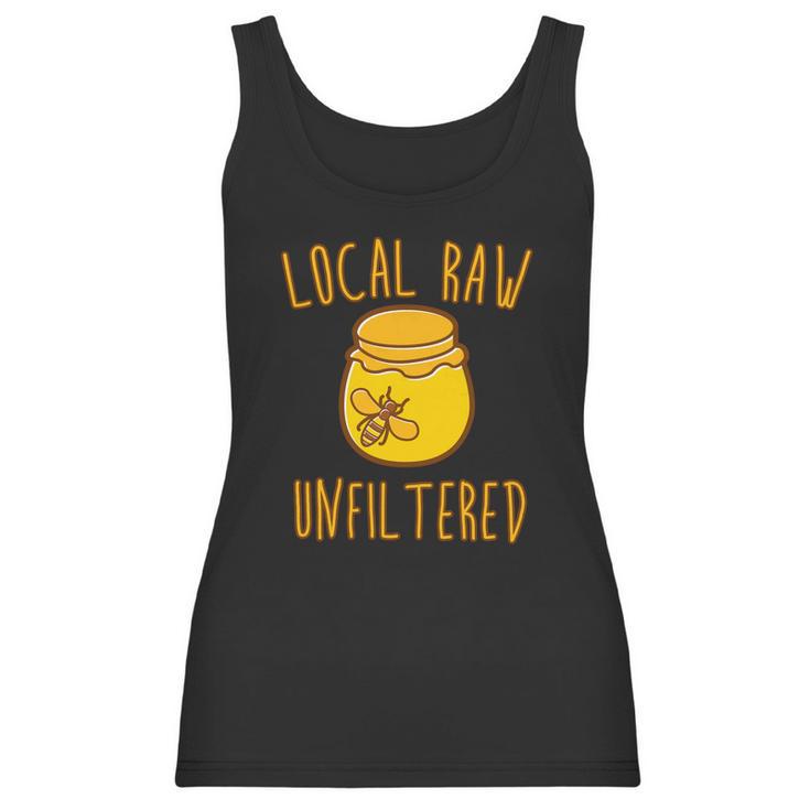 Local Raw Unfiltered Beekeeping Honey Bee Hive Women Tank Top