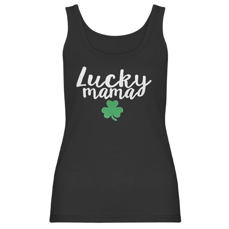 Lucky Mama St Patrick Day Mommy And Me Scoop Neck Women Tank Top