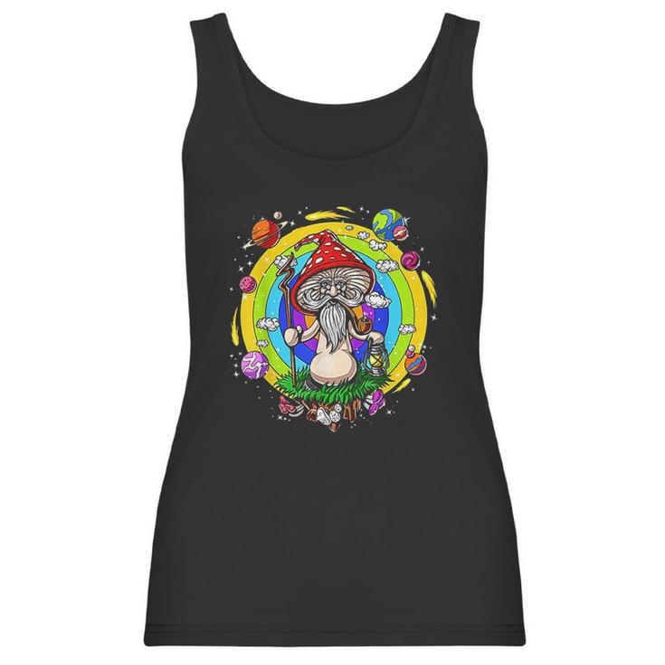 Magic Mushroom Psychedelic Hippie Fungus Fantasy Shrooms Women Tank Top