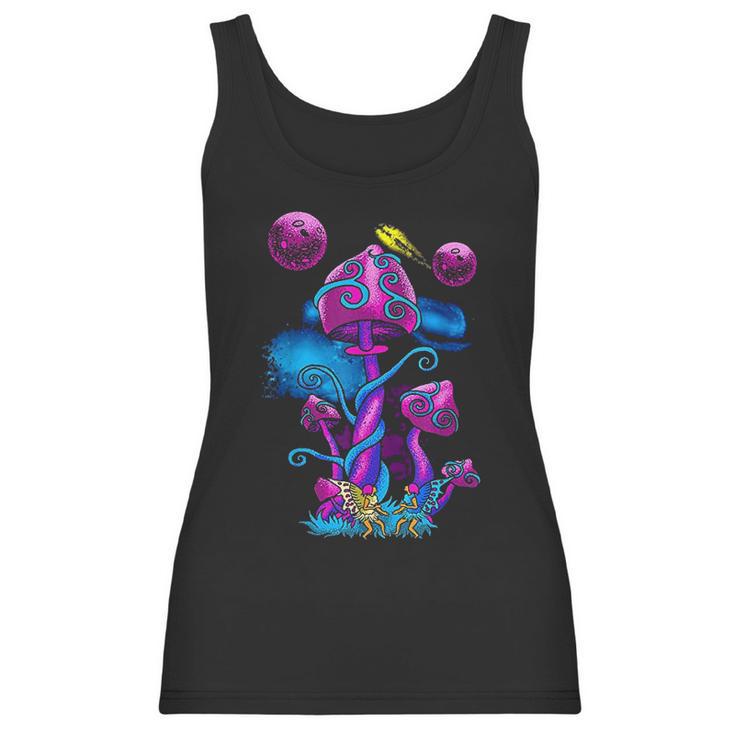 Magic Mushroom Psychedelic Trippy Lsd Art Perfect Gift Idea Women Tank Top