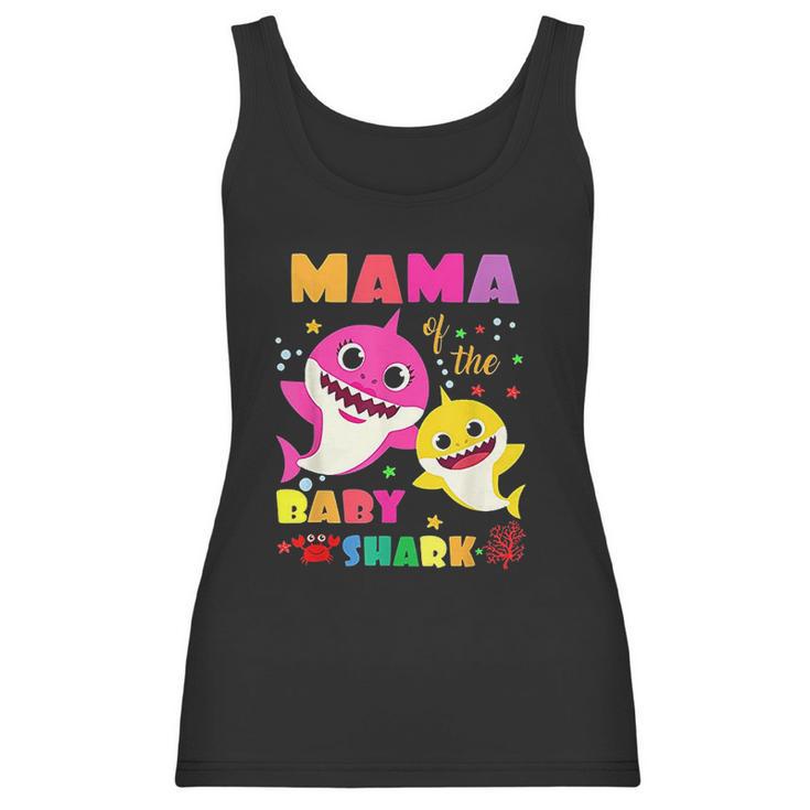 Mama Of The Baby Shark Women Tank Top