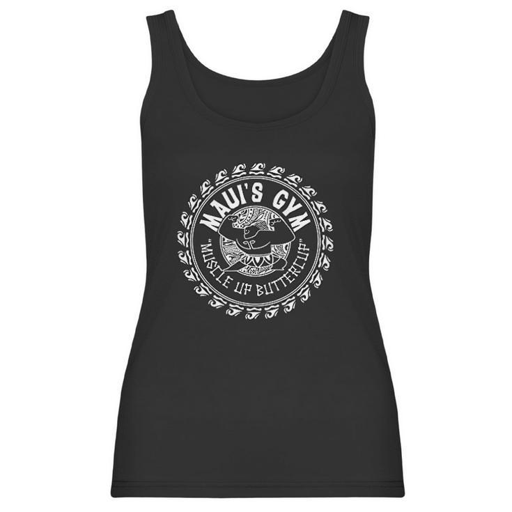 Mauis Gym Muscle Up Buttercup Missy Fit Ladies Women Tank Top