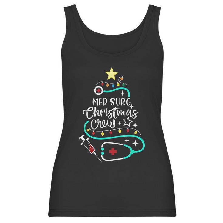 Med Surg Christmas Crew Medical Surgical Nurse Secretary Women Tank Top